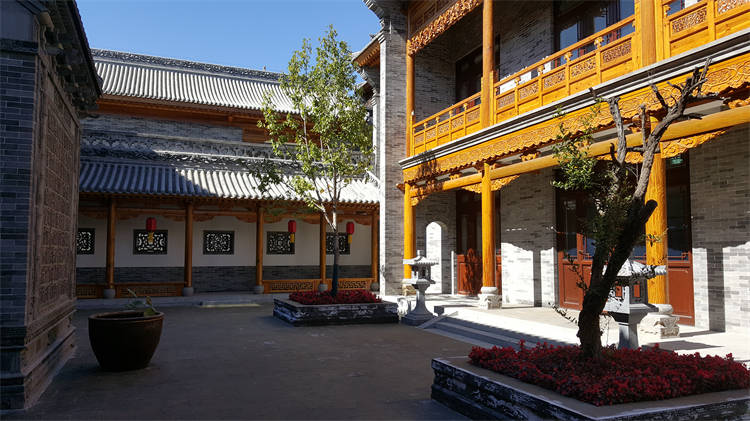 北京中国大院四合院顶级传世豪宅传统手工雕刻打造占地二亩三亩
